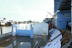 Can Tho riverbank erosion increases