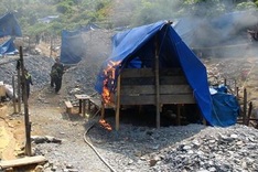 Illegal gold mine in newly-established national park to be destroyed