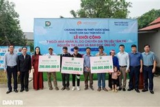 Dantri builds new houses for Lao Cai flood victims