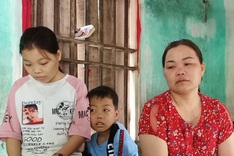 Mother seeking help for ailing children