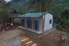 Dantri helps build staff rooms for teachers in mountainous areas
