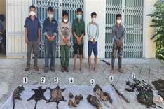 Six men caught for poaching in national park