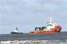 Stranded cargo ship successfully rescued in Quang Tri