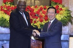 President welcomes leader of National Assembly of People's Power of Cuba