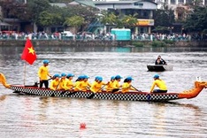Hanoi open dragon boat race 2019 kicks off