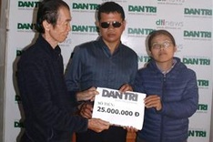 Dantri supports blind couple to carry out dream