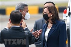 US Vice President arrives in Singapore