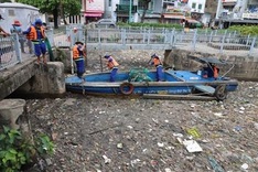 HCM City canals polluted again
