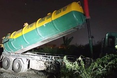 Environmental company's trucks caught dumping waste illegally