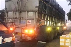 Two boys die being hit by truck wheel