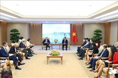 PM receives RMIT University President Cameron