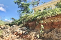 Kon Tum school threatened by erosion