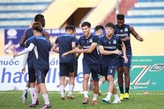 Football resumes after virus outbreak