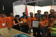 Vietnam finishes third at Asia-Pacific Robot Contest