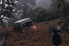 11 die as passengers bus buried in Ha Giang landslide