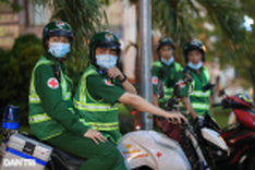 Ambulance support team in HCM City