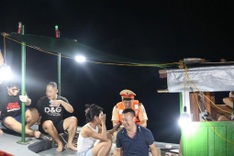 Ha Long tackles unlicensed squid fishing boats.