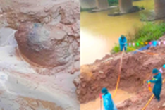 500-kg bomb found by Ha Tinh River