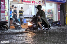 Tropical depression brings heavy rain to many localities