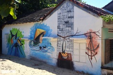 Murals added to Quang Nam fishing village
