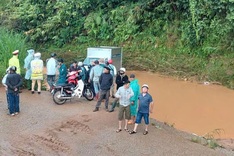 Truck driver swept away by floodwaters in Da Lat found dead