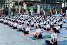 10th Int’l Yoga Day takes place in Binh Dinh