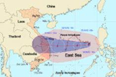 Storm likely to hit central Vietnam tomorrow afternoon