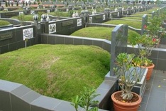 Fancy final resting places in the Mekong Delta