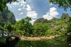View of Tam Coc from atop Mua Cave