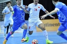 Vietnam loses to Uzbekistan 1-3 at Asian futsal event
