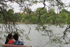 Romantic autumn in Hanoi