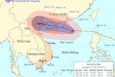 Storm heads to Tonkin Gulf, brings rain to Vietnam