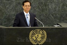Vietnam’s prime minister draws attention from U.N. meeting