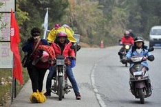 No easy ride for homeward bound China bikers