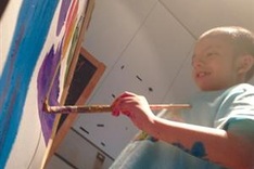 Child artist inspires with painting showcase
