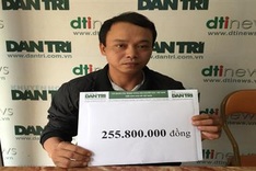 VND255m donated by readers to help ill children