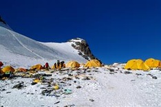 Mount Everest, the high-altitude rubbish dump