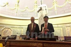 Vietnam professor becomes academician at French medicine academy