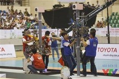 National Robocon final gets underway in Ninh Binh