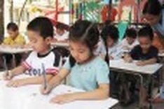 Pre-first grade class - education level which only exists in Vietnam