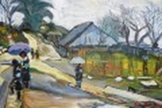 Sapa in paintings by To Ngoc Van’s son