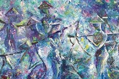 Teen artist blends realism, abstract styles in pictures