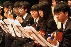 Charity concert in Japan