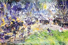 Sketches reveal misery of war