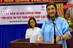 Red Cross programme helps to re-unite families