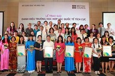 British Council honours 12 international schools in Vietnam