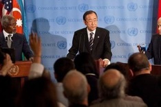 UN chief warns of "imminent" civil war in Syria