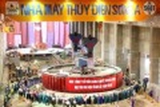 Third turbine turns at Son La dam