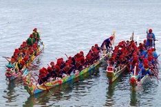Boat race festival on Ly Son Island