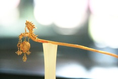 Ancient jewellery on display in Hue